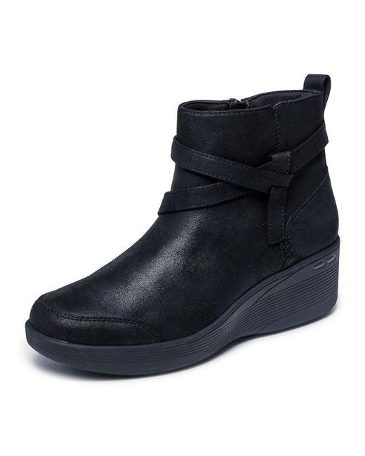 Ankle Boots Pier One Wide Fit Skechers Pier-Lite In Black Lyst UK