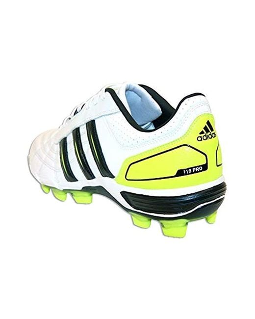 adidas 118 Pro Fg Rugby Boots White/black/fluo for Men | Lyst UK