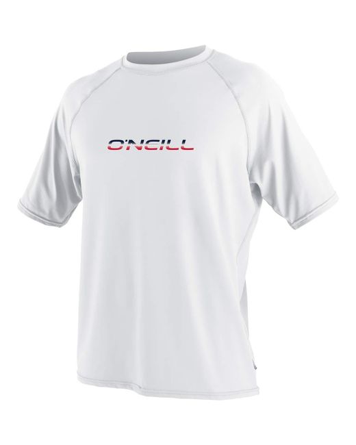 O'neill Sportswear White 24-7 Traveler Upf 50+ Short Sleeve Sun Shirt for men