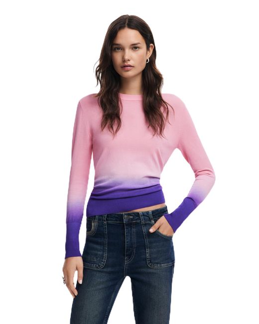 Desigual Women's Blue Repris_jers_pearls Red