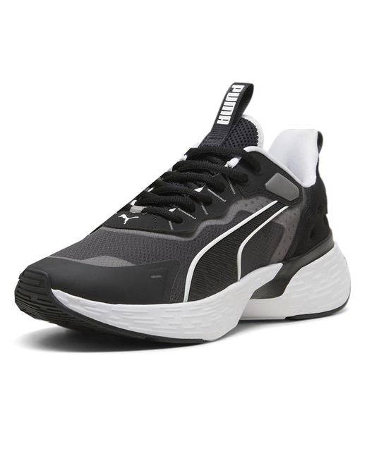 PUMA Mens Softride Sway Running Sneakers Shoes - Black, Black, 11 for men