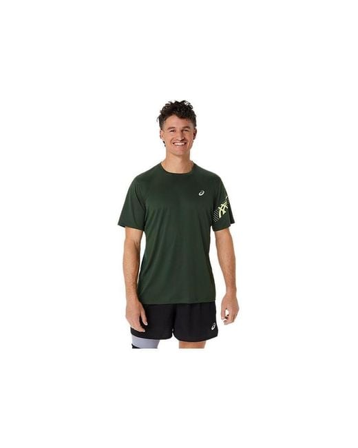 Asics Green Icon Ss Top T-shirt for men