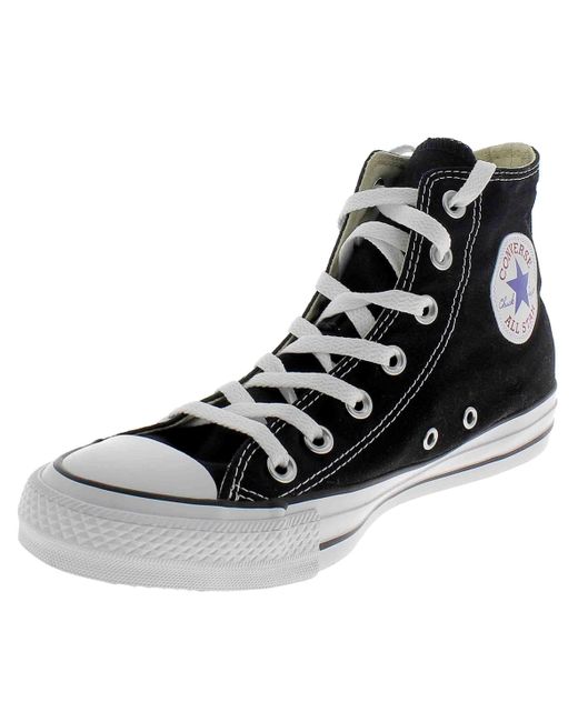 Converse Chuck Taylor All Star High Top Sneakers,8.5 Uk,black/white