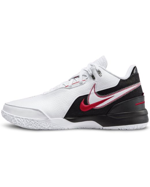 Nike White Lebron Nxxt Gen Ampd Basketball Shoes for men