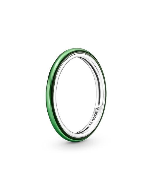 Pandora Green ME Ring silber