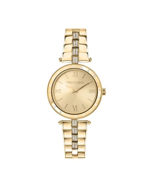 T-SHINY Orologio Donna Solo tempo in Acciaio di Trussardi in Metallic