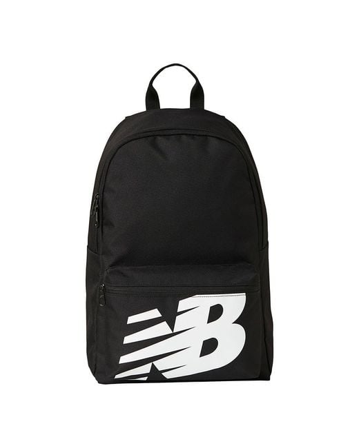 New Balance Black And Logo Round Backpack