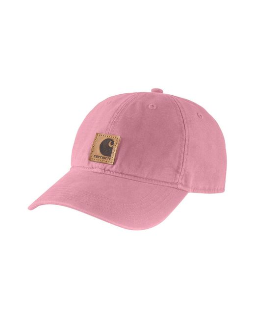 Carhartt Pink Canvas Cap for men