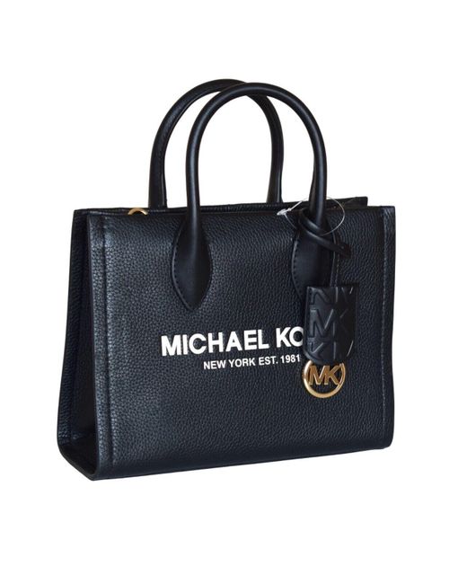 Michael Kors Black Mirella 35s2g7zc5l Handbag With Shoulder Strap