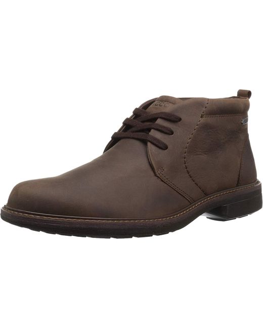 Ecco Suede Turn Chukka Boots in Cocoa Brown (Black) for Men - Save 23% -  Lyst