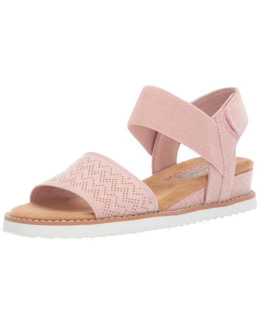 skechers women's desert kiss flat sandal