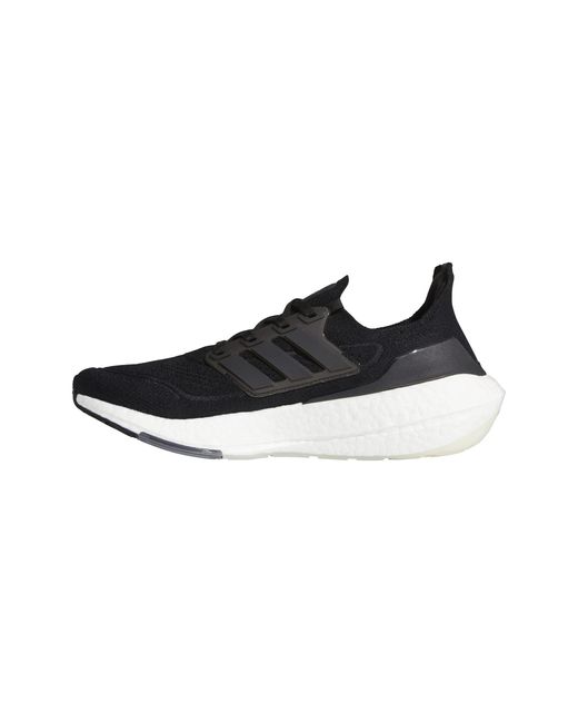 Adidas Black Ultraboost 21 Running Shoe for men
