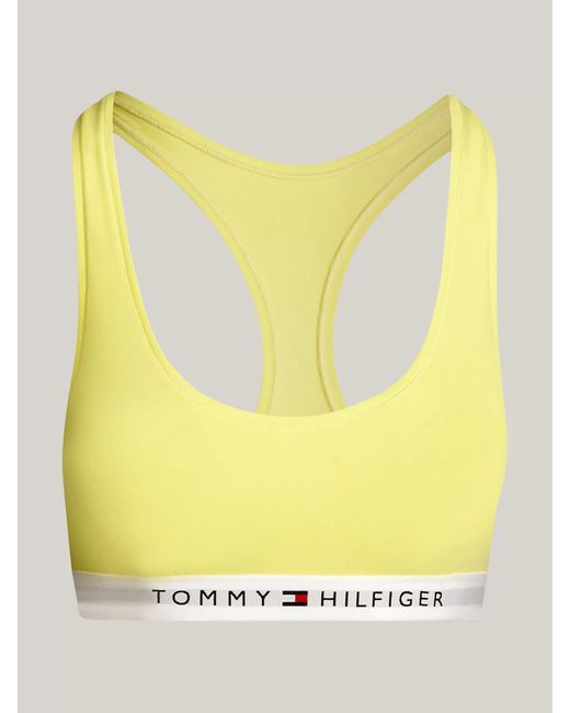 Tommy Hilfiger Yellow Bikinitop Bralette Ungepolstert