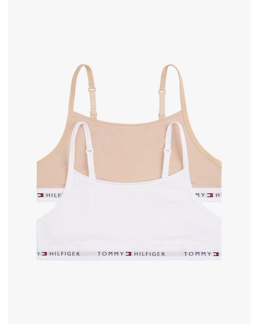 Tommy Hilfiger 2 Pack Bralette Uw0uw05528 in het White