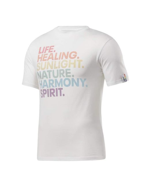 Reebok White Pride Pack T-shirt