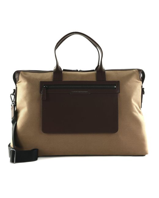 Tommy Hilfiger Black Th Classic Duffle Bag Desert Khaki for men