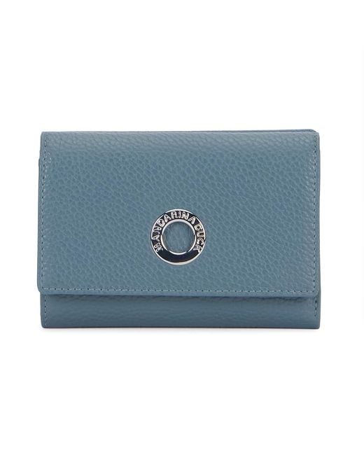 Mellow Leather Wallet di Mandarina Duck in Blue