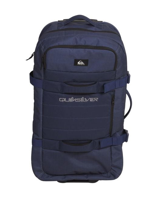Quiksilver Blue Wheelie Luggage Bag For - Wheelie Luggage Bag for men