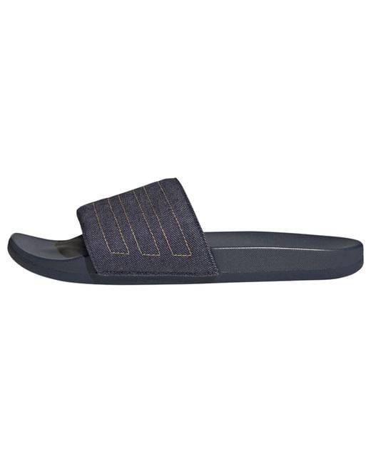 Adidas Blue Adilette Comfort Slide Sandal