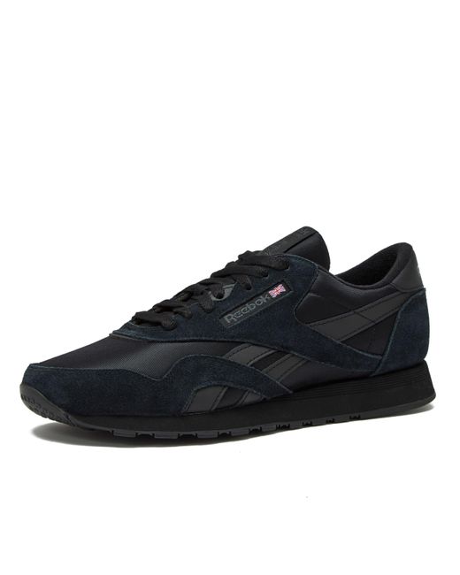 Reebok Black Classic Nylon S Sneakers Tennis Shoes for men
