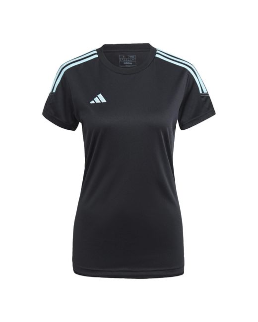 T-shirt Tiro23 pour femme Adidas en coloris Black