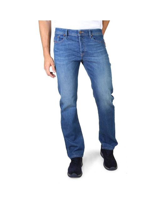 DIESEL Blue Waykee L.32 Jeans Straight for men