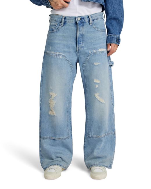G-Star RAW Blue Bowey 3d Carpenter Loose Jeans