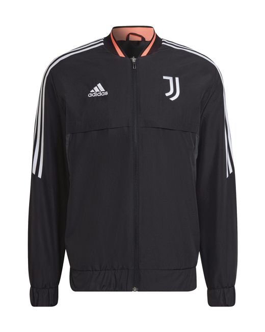 2022-2023 Juventus Anthem Jacket di Adidas in Blue da Uomo