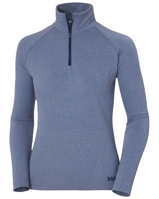 Donna Felpa Verglas Mezza Zip di Helly Hansen in Blue