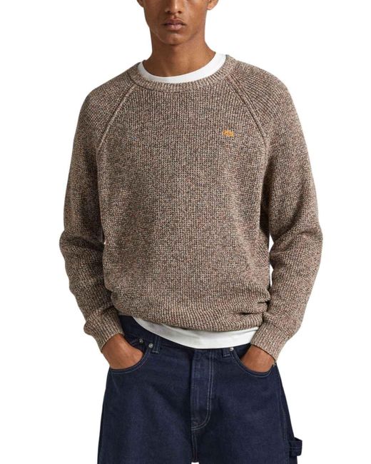 Pepe Jeans Sherwood Pullover Sweater in Gray für Herren