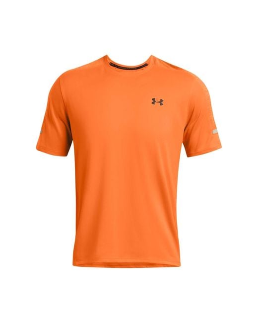 Under Armour Orange Ua Tech Utility Short Sleeve T-shirt for men