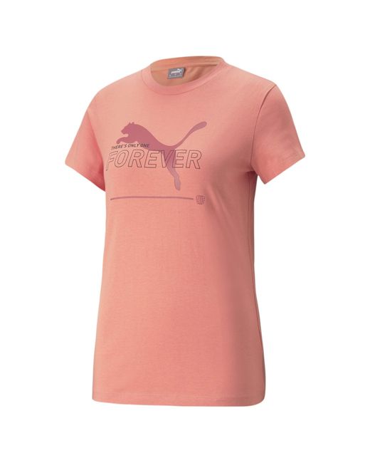 T-Shirt Better Essentials L Hibiscus Flower Pink PUMA