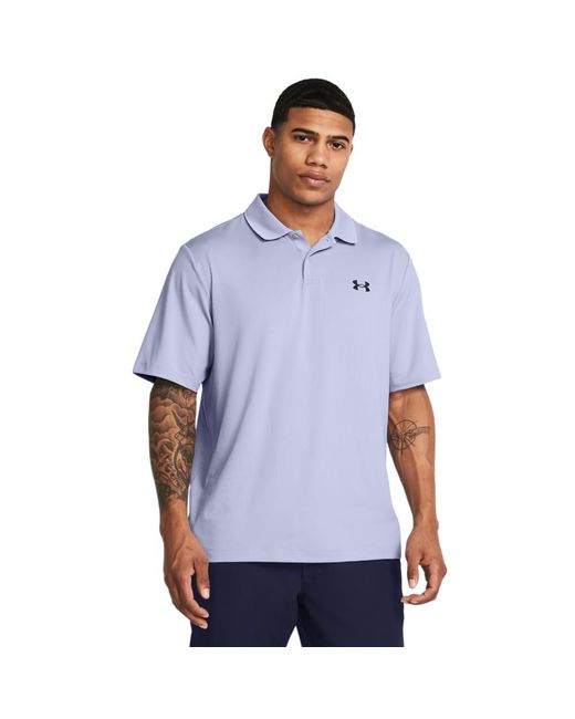 Under Armour Blue Performance 3.0 Polo for men