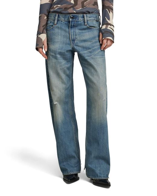 G-Star RAW Blue Judee Straight Jeans