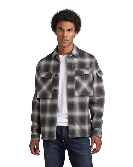 G-Star Mysterious Overshirt in het Gray voor heren