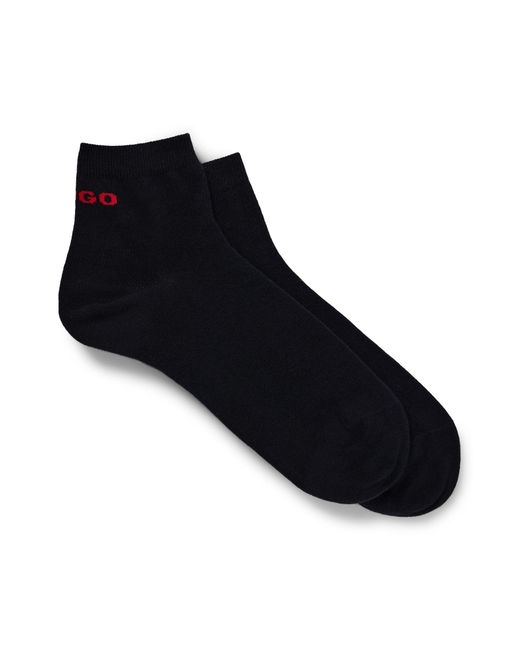HUGO Black Sh Logo Cc 10249364 Socks 2 Pairs Eu 40-46 Man for men