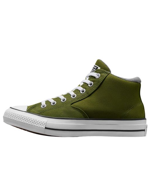 Converse Green Chuck Taylor All Star Malden Street Mid High Sneaker – Schnürverschluss Stil –