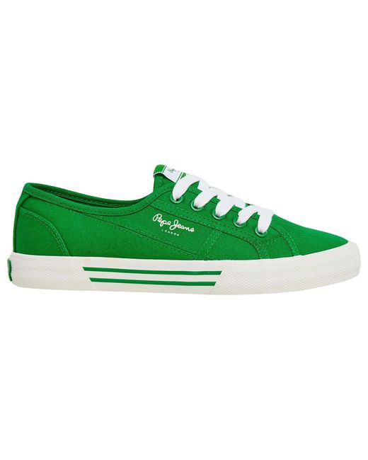 Pepe Jeans Green Brady Basic W Sneaker