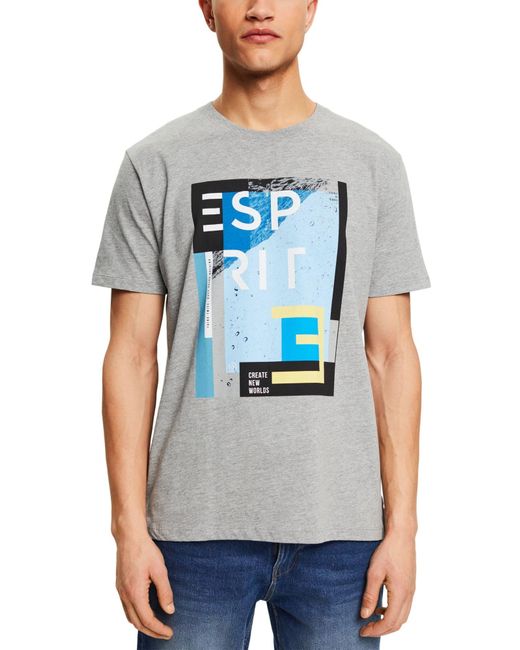 Esprit Synthetisch Jersey T-shirt Met Grote Print Op De Voorzijde voor heren  | Lyst NL