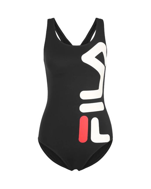 Suzuka Racer Back Swimsuit Costume da Bagno di Fila in Black