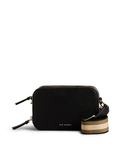 Ted Baker Black Stunna-mini Webbing Crossbody Bag