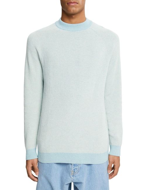 Esprit Blue 013cc2i305 Sweater for men
