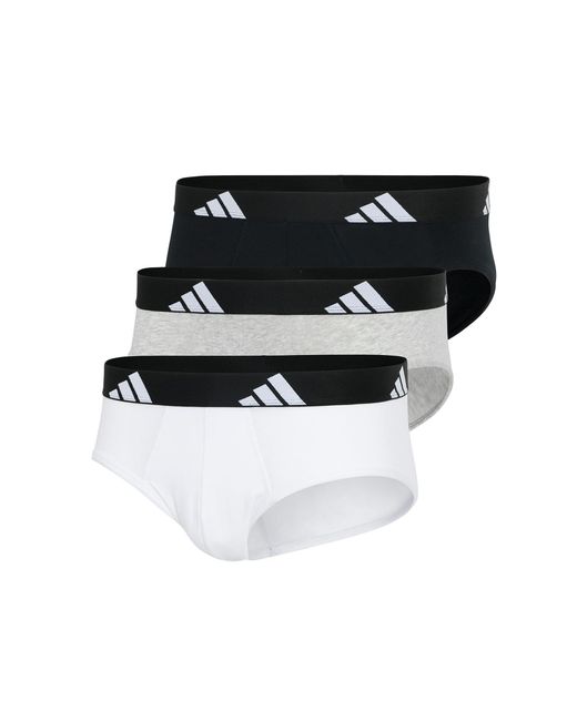 Adidas Slip 3 Pack Brief in het Black voor heren