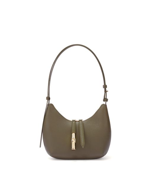 Furla Gray Schultertasche Goccia Sage