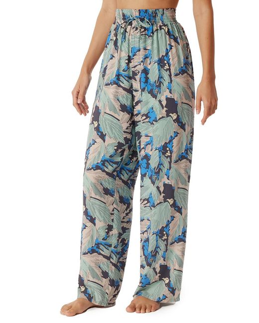 Schiesser Blue Schlafhose kurz Modal-Mix + Relax Pyjamaunterteil