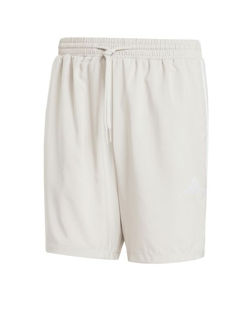 Adidas Essentials 3-Streifen Chelsea Shorts Beige/White 3XL für Herren