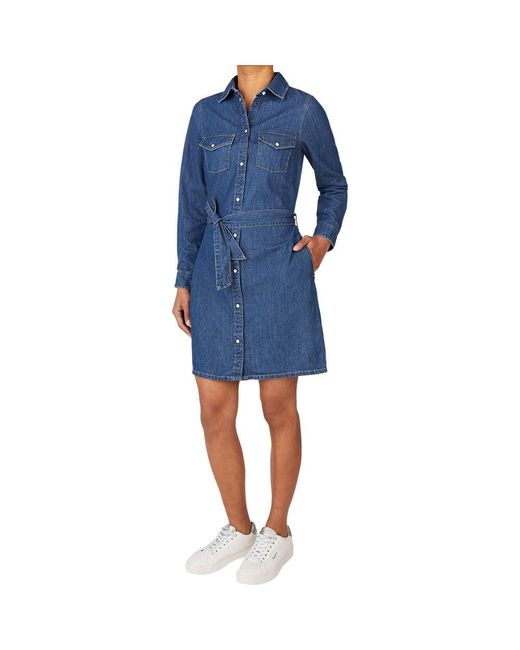 Pepe Jeans Blue Normales Jeanskleid Kleid