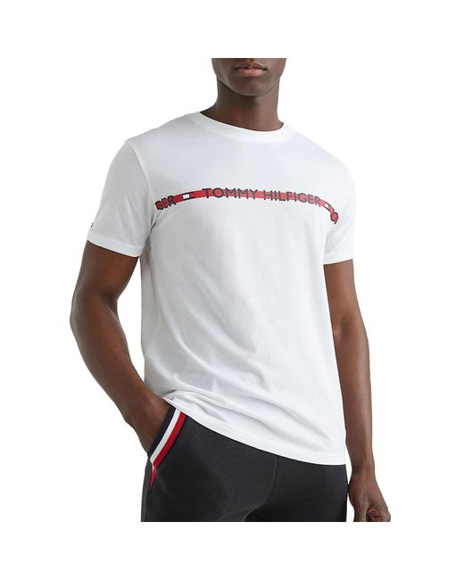 CN SS tee Logo Camisetas P/V Tommy Hilfiger de color White
