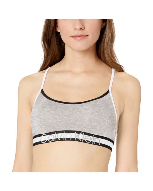 calvin klein lined bralette retro