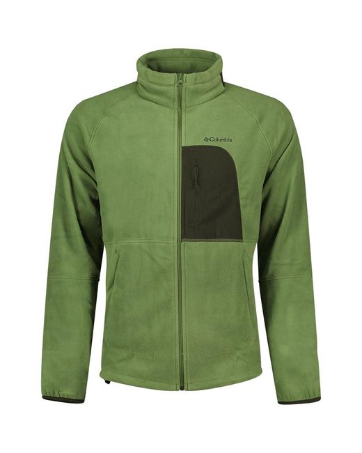 Rapid Expedition 2-Pile con Zip Intera Giacca di Columbia in Green da Uomo